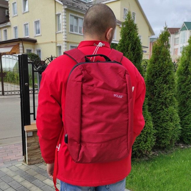 Рюкзак Polar К9173 Красный - фото №13