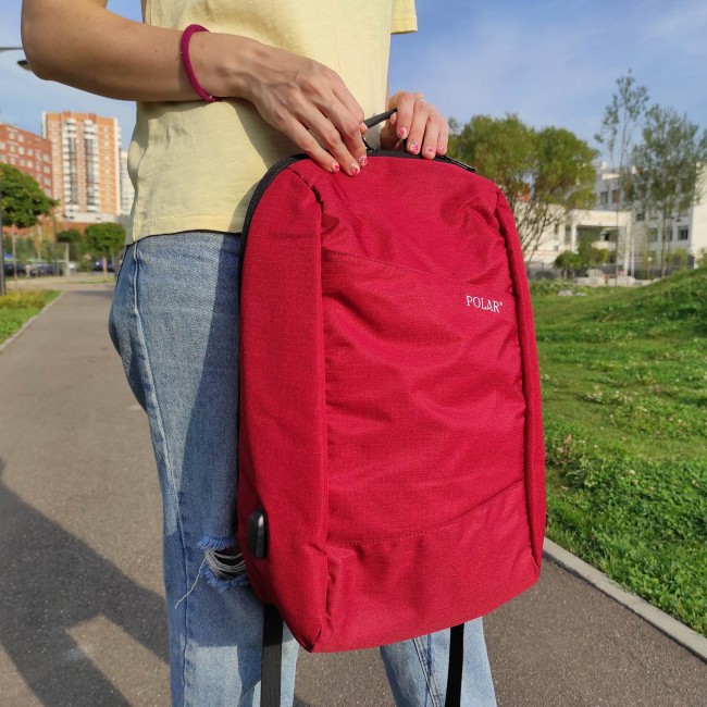 Рюкзак Polar К9173 Красный - фото №11
