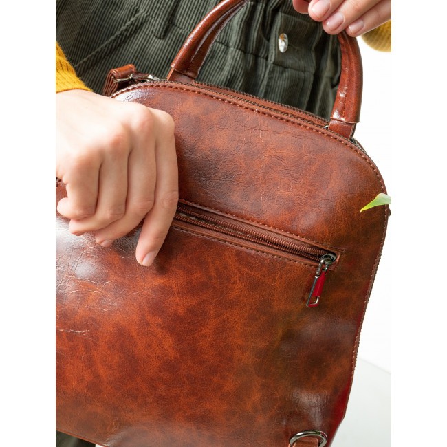 Рюкзак OrsOro ORW-0206 коричневый - фото №9