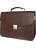 Кожаный портфель Carlo Gattini Remedello 2021-31 Темно-коричневый Brown - фото №1