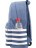 Рюкзак Asgard Р-5541 КрасныйW - Полосы синие-белые - фото №3