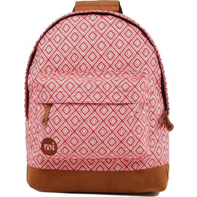 Рюкзак Mi-Pac Backpack Красный с ромбами - фото №1