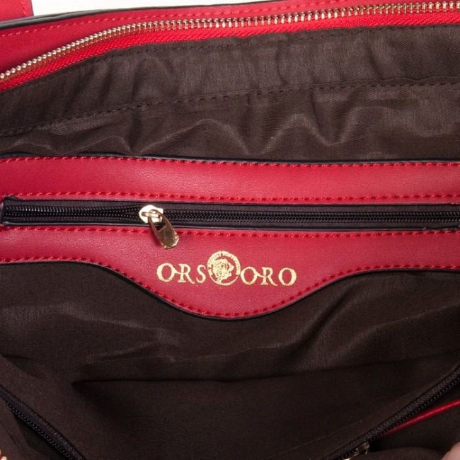 Женская сумка OrsOro D-126 Красный - фото №4