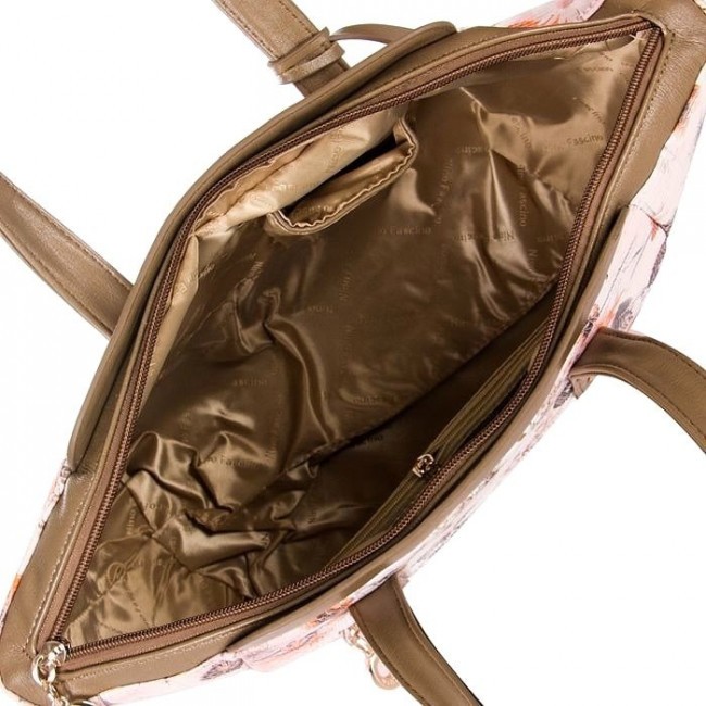Женская сумка Nino Fascino 9957 K-H pink-camel Бежевый - фото №4