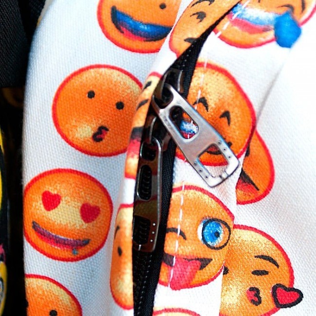 Рюкзак Kawaii Factory Smile Белый - фото №3