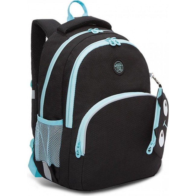 Школьный рюкзак Grizzly RG-160-11 черный - фото №2
