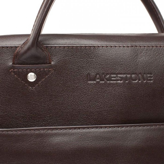 Мужская сумка Lakestone Morley Коричневый - фото №6
