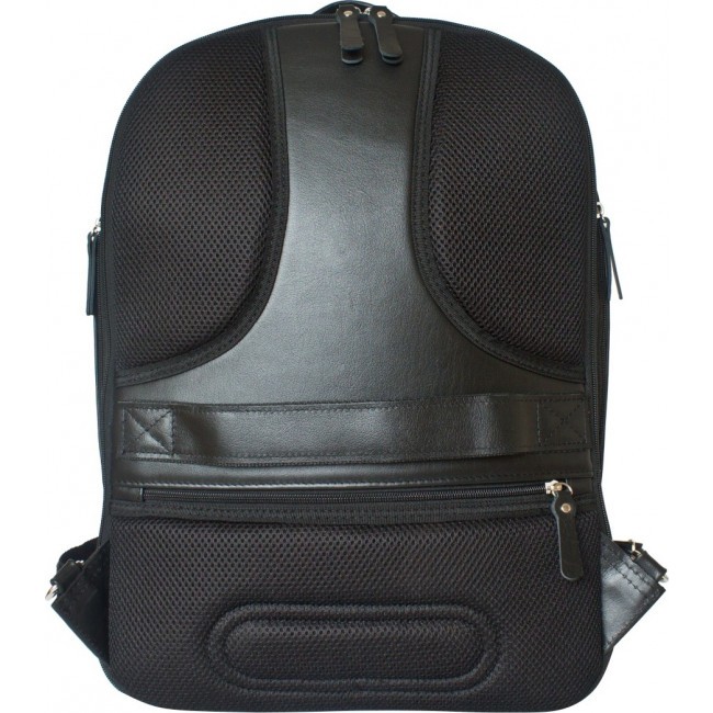 Кожаный рюкзак Carlo Gattini Solferino 3068-01 Черный Black - фото №4