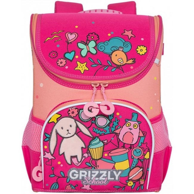 Рюкзак Grizzly RAn-082-6 жимолость-персиковый - фото №1