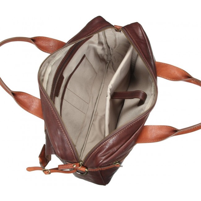 Мужская сумка Gianni Conti 991355 dark brown-leather - фото №6