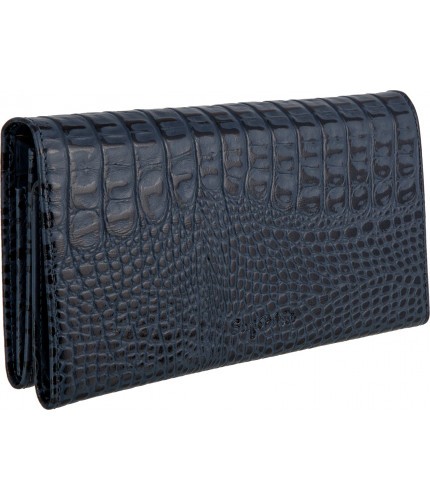 Клатч Sergio Belotti 7504 croco blue- фото №1