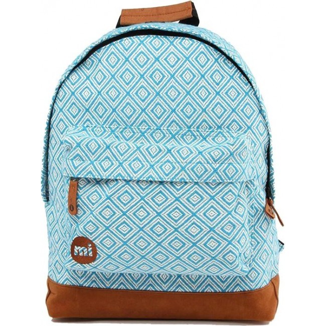 Рюкзак Mi-Pac Backpack Голубой с ромбами - фото №1