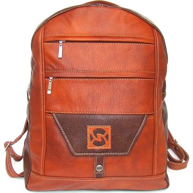 Рюкзак Sofitone RM 008 B5-B8 Рыжий-Коричневый - фото №1