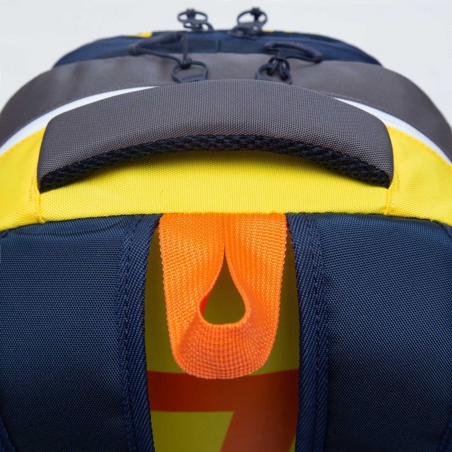 Рюкзак школьный Grizzly RB-254-2 синий-желтый - фото №8