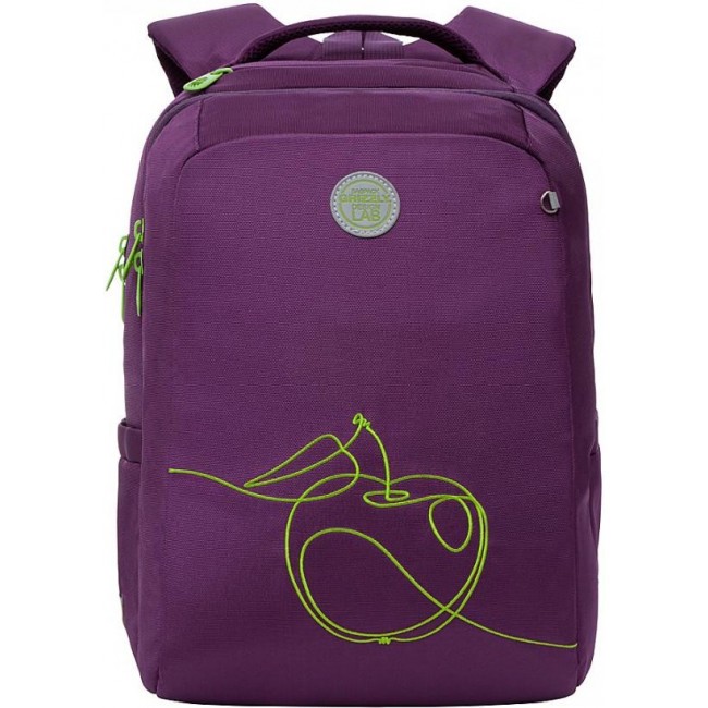 Школьный рюкзак Grizzly RG-166-3 фиолетовый - фото №1