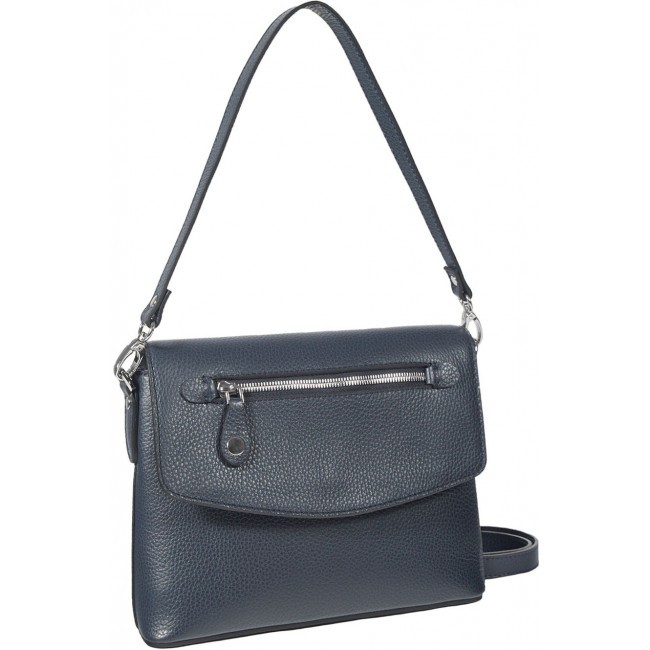 Женская сумочка через плечо BRIALDI Shona (Шона) relief blue - фото №3