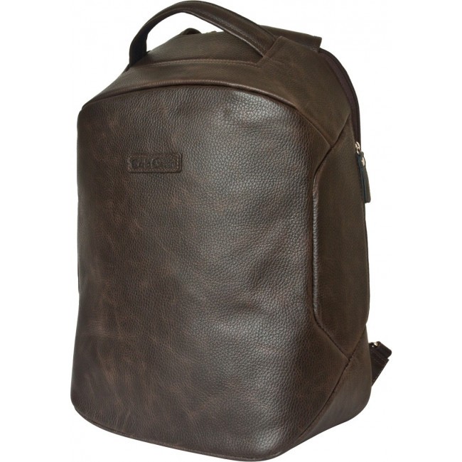 Кожаный рюкзак Carlo Gattini Solferino 3068-04 Темно-коричневый Brown - фото №1