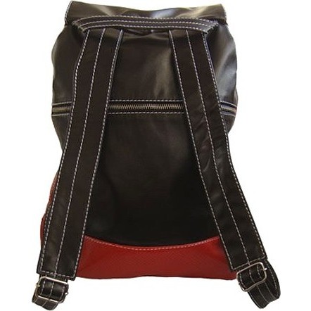 Рюкзак Sofitone RM 002 luxe D5-L5-P Черный лак-Красный - фото №3