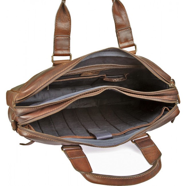 Мужская сумка Gianni Conti 1221265 Темно-коричневый - фото №4