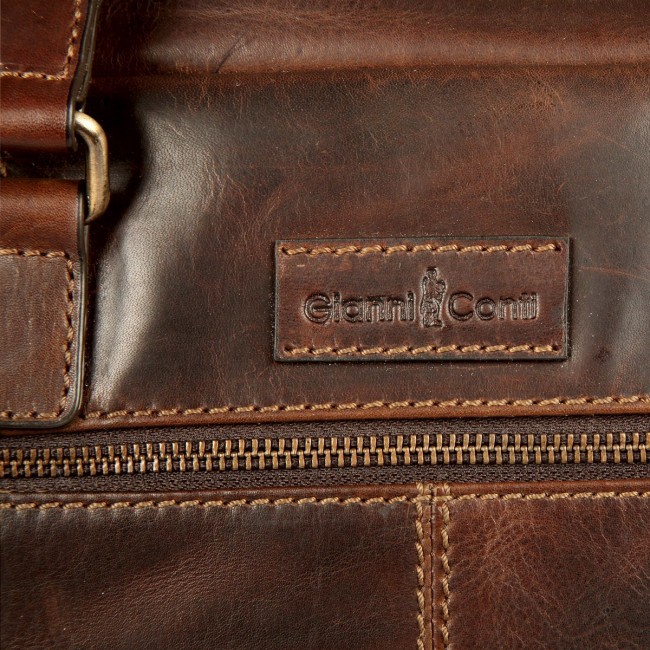 Мужская сумка Gianni Conti 1221265 Темно-коричневый - фото №5