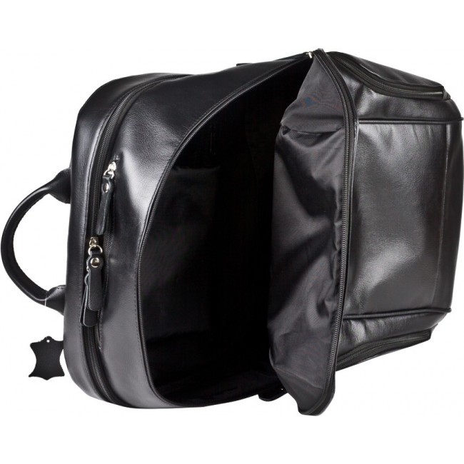 Кожаный рюкзак Carlo Gattini Vicoforte 3099-01 black - фото №5