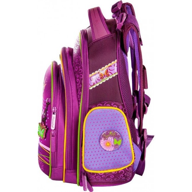 Школьный рюкзак для девочки Hummingbird Kids Цветы и бабочки - фото №2