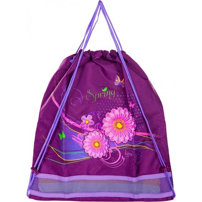 Школьный рюкзак для девочки Hummingbird Kids Цветы и бабочки - фото №4