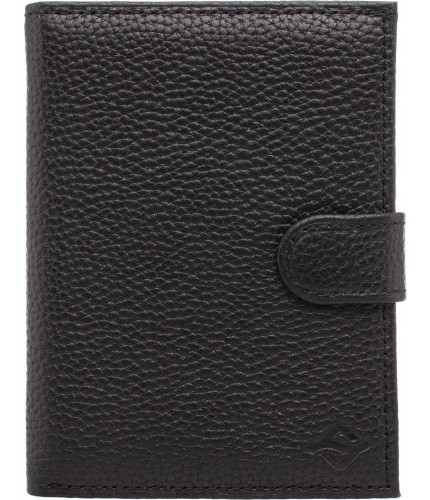 Бумажник водителя портмоне Lakestone Snatch Black (F) Черный рельефный- фото №1