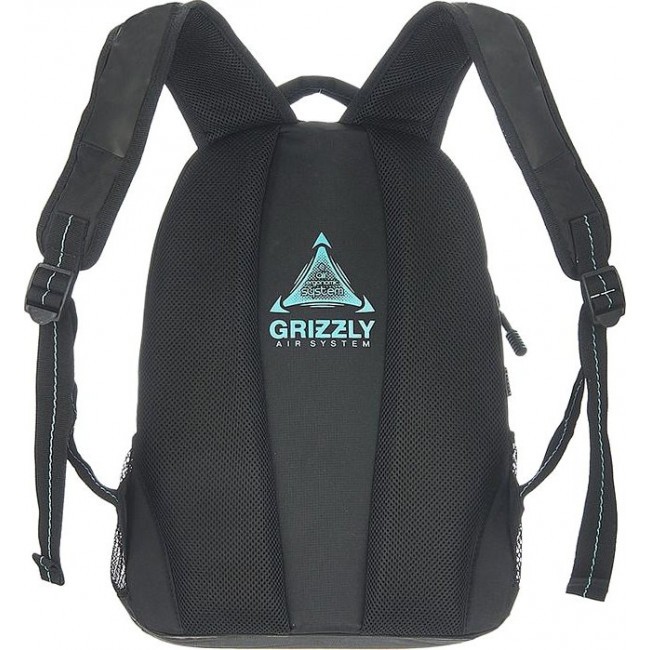 Рюкзак Grizzly RU-512-11 черный - бирюза - фото №3