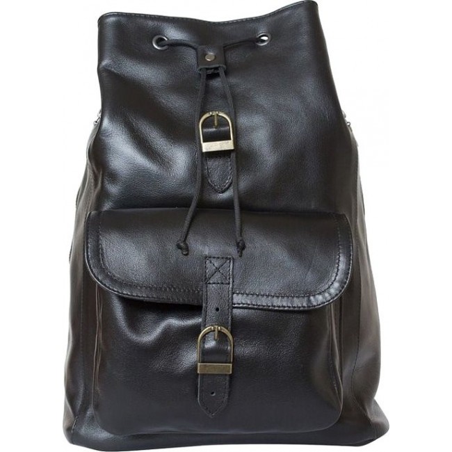 Кожаный мужской рюкзак Carlo Gattini 3021 Черный - фото №5