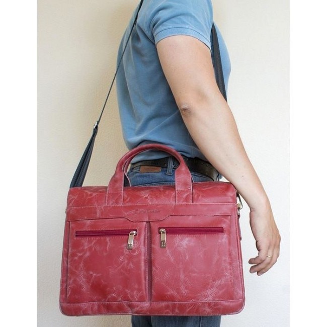 Мужская сумка Carlo Gattini 1007 Красный - фото №5