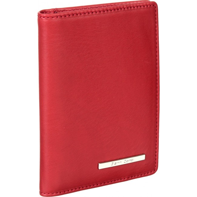 Обложка для паспорта Gianni Conti 9507455 Dark Red Темно-Красный - фото №1