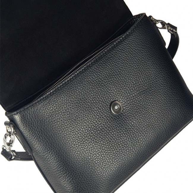 Женская сумочка через плечо BRIALDI Shona (Шона) relief black - фото №10