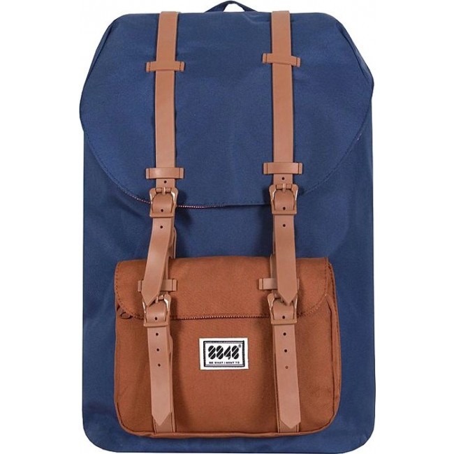 Рюкзак 8848 bags 111-006 Синий и коричневый 15,6" - фото №1