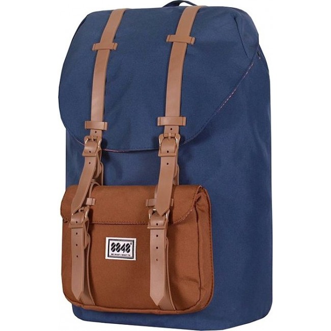 Рюкзак 8848 bags 111-006 Синий и коричневый 15,6" - фото №2