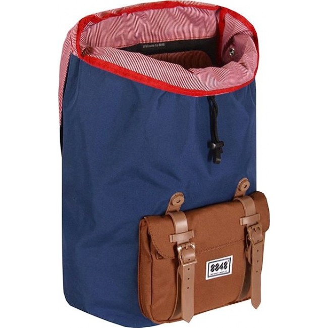 Рюкзак 8848 bags 111-006 Синий и коричневый 15,6" - фото №5