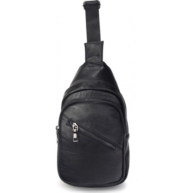 Однолямочный рюкзак OrsOro D-424 Черный - фото №1