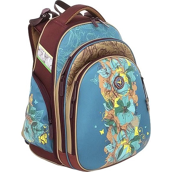 Рюкзак Hummingbird T32 Цветы - Голубой - фото №2