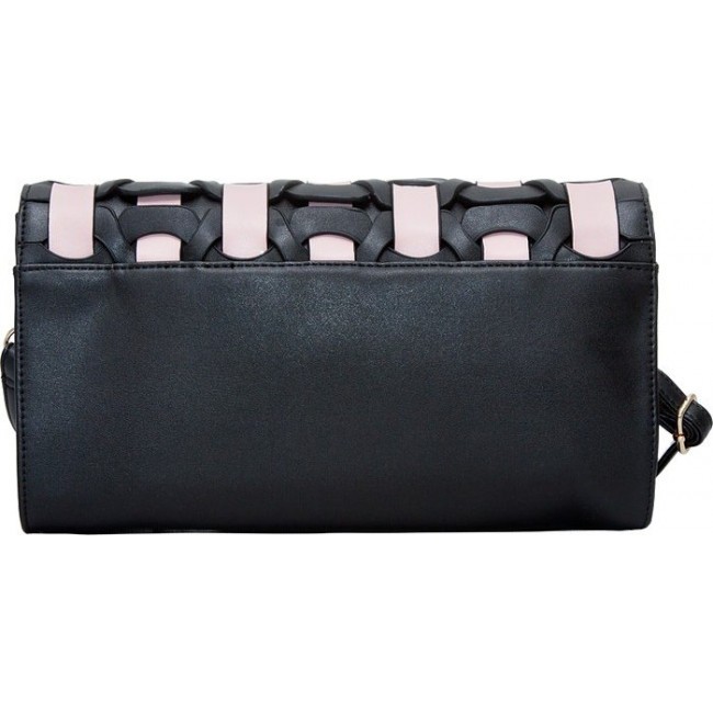 Женская сумка OrsOro D-206 Черный с розовым - фото №3