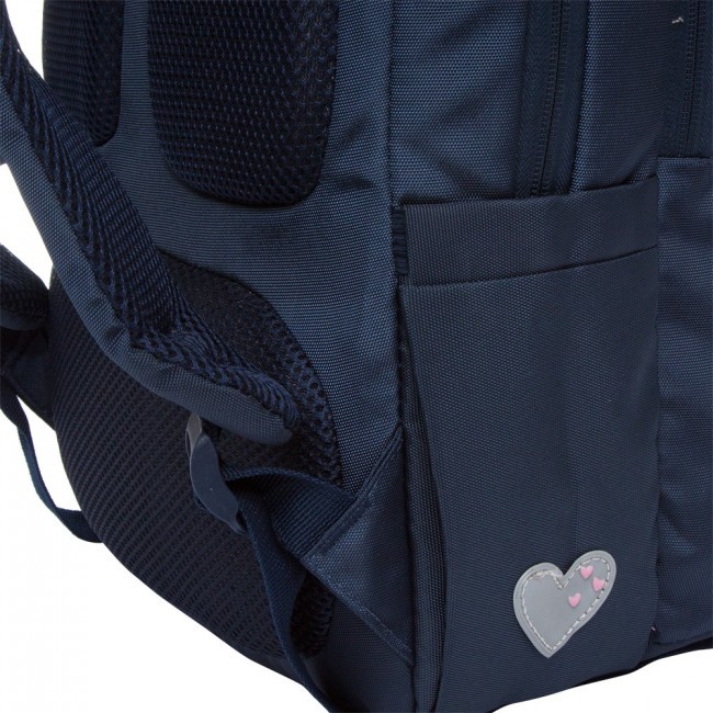 Школьный рюкзак Grizzly RG-166-3 синий - фото №6