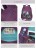 Рюкзак Grizzly RG-163-2 фиолетовый - фото №7