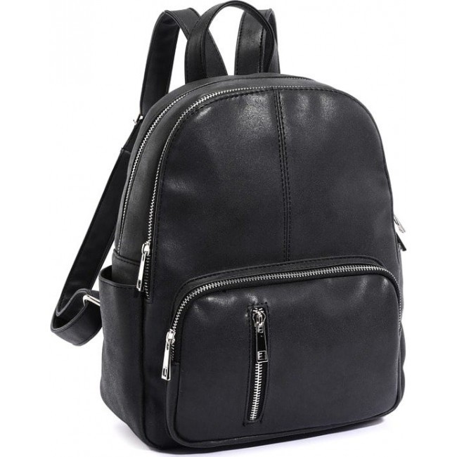Женский кожаный рюкзак OrsOro DS-9017 Черный - фото №2