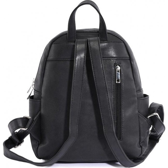 Женский кожаный рюкзак OrsOro DS-9017 Черный - фото №3