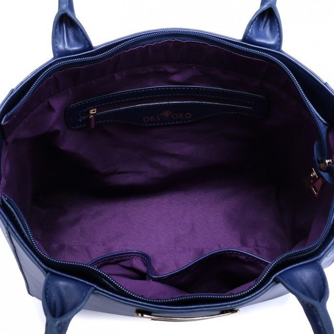 Женская сумка OrsOro D-164 Синий - фото №4