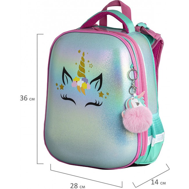Ранец Brauberg Shiny Magic unicorn - фото №2