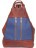 Рюкзак Sofitone RM 007 D2-B6 Синий с Рыжим - фото №1