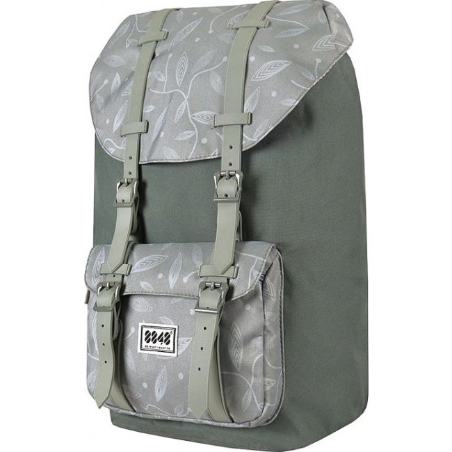 Рюкзак 8848 bags 111-006 Темно-зеленый и серый 15,6" - фото №2