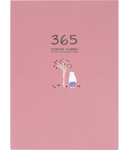 Ежедневник-планер Kawaii Factory 365 days розовый- фото №1