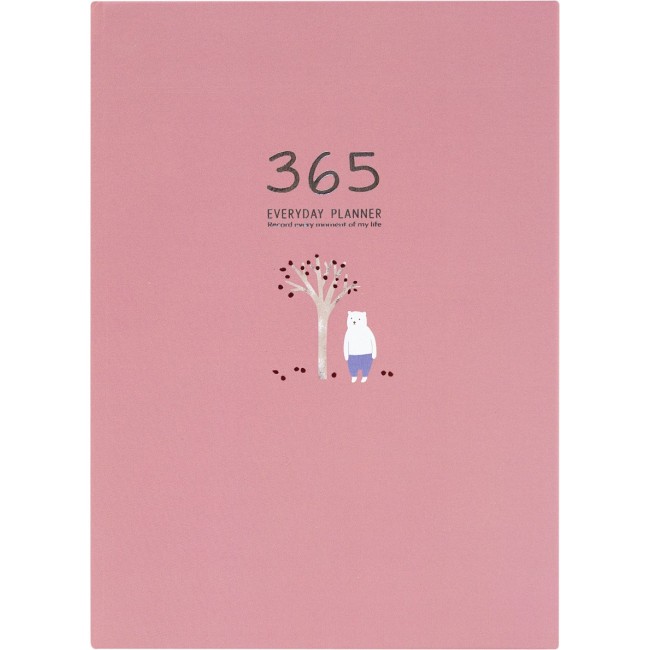 Ежедневник-планер Kawaii Factory 365 days розовый - фото №1