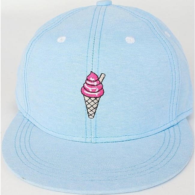 Бейсболка Kawaii Factory Кепка "Мороженое" Голубой - фото №2